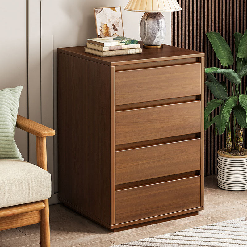 Contemporary Wooden Chest Bedroom Storage Chest with Drawers