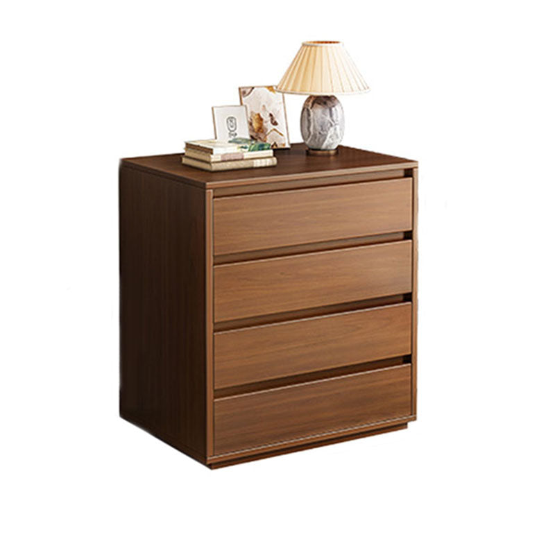 Contemporary Wooden Chest Bedroom Storage Chest with Drawers