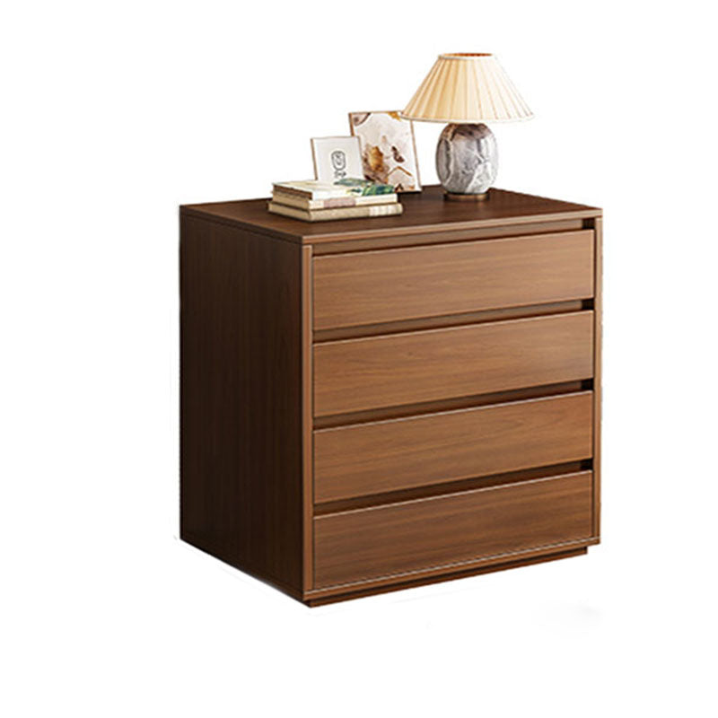 Contemporary Wooden Chest Bedroom Storage Chest with Drawers