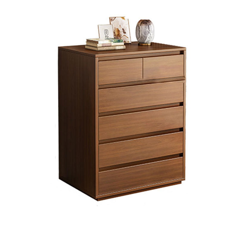 Contemporary Wooden Chest Bedroom Storage Chest with Drawers