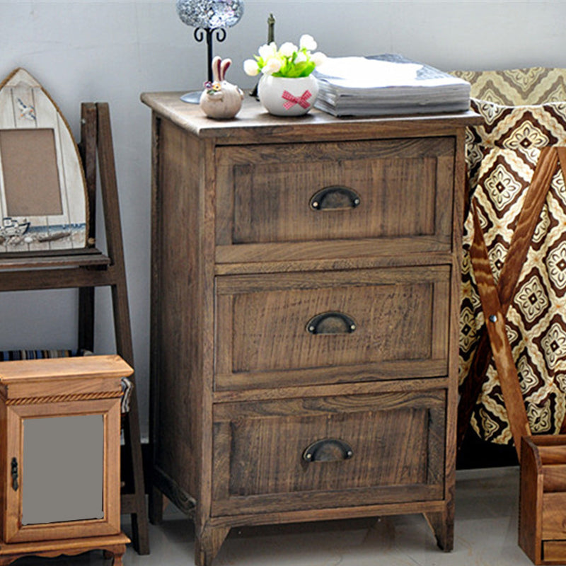 11.7-inch W Coastal Storage Chest Dresser Solid Wood Storage Chest