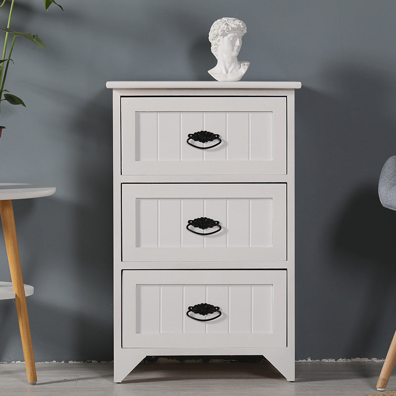 11.7-inch W Coastal Storage Chest Dresser Solid Wood Storage Chest