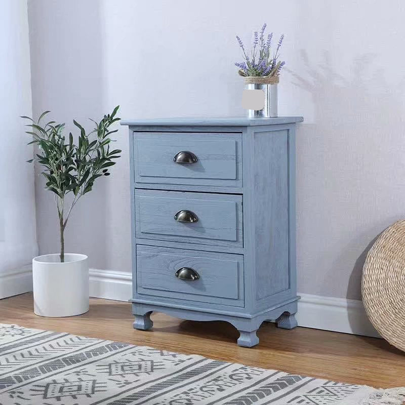 11.7-inch W Coastal Storage Chest Dresser Solid Wood Storage Chest