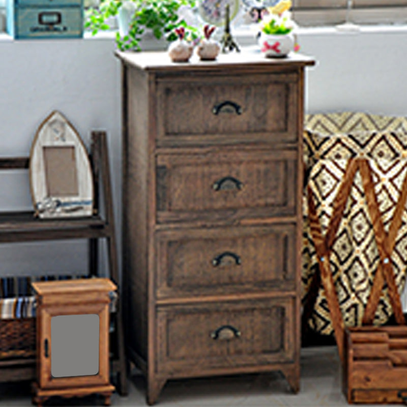 11.7-inch W Coastal Storage Chest Dresser Solid Wood Storage Chest