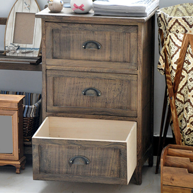 11.7-inch W Coastal Storage Chest Dresser Solid Wood Storage Chest