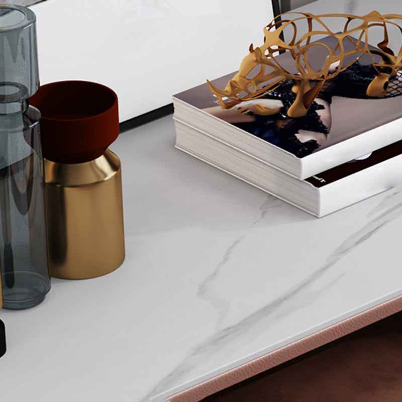 15.6-inch Width Glam Dresser Stone Storage Chest with 5/6 Drawers