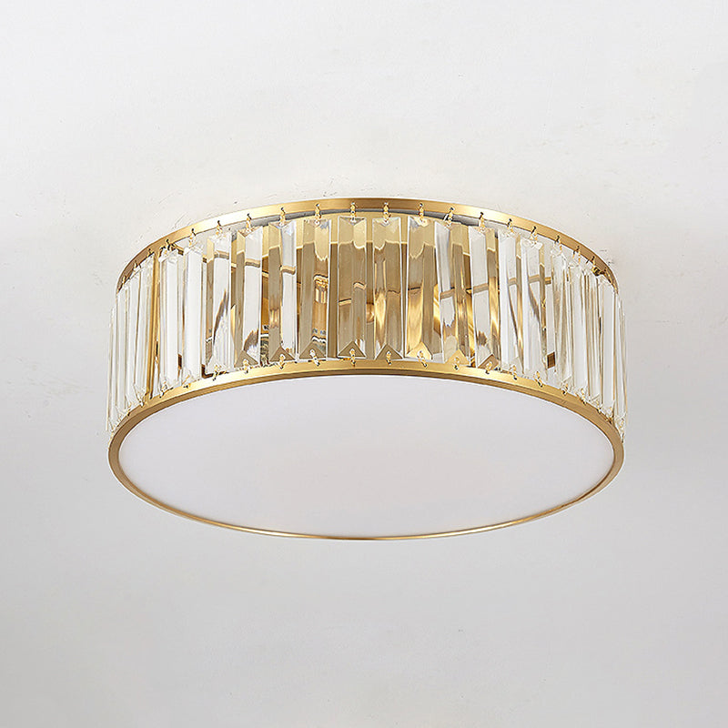 Crystal Geometric Flush Mount Lights Contemporary Style Multi Lights Flush Mount Fixture