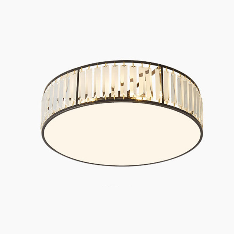 Crystal Geometric Flush Mount Lights Contemporary Style Multi Lights Flush Mount Fixture