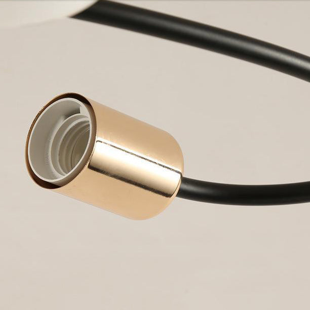 Modern Metal Ceiling Light Golden/Black Flush Mount Lighting for Home