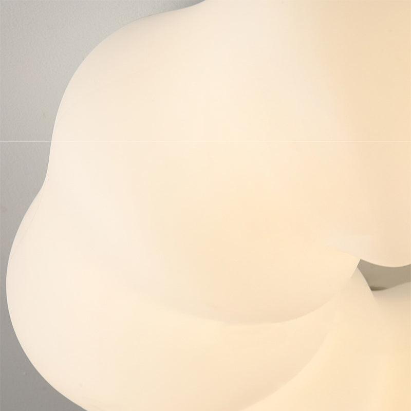 White Flush Mount Lighting Modernism Metal Ceiling Light for Hallway