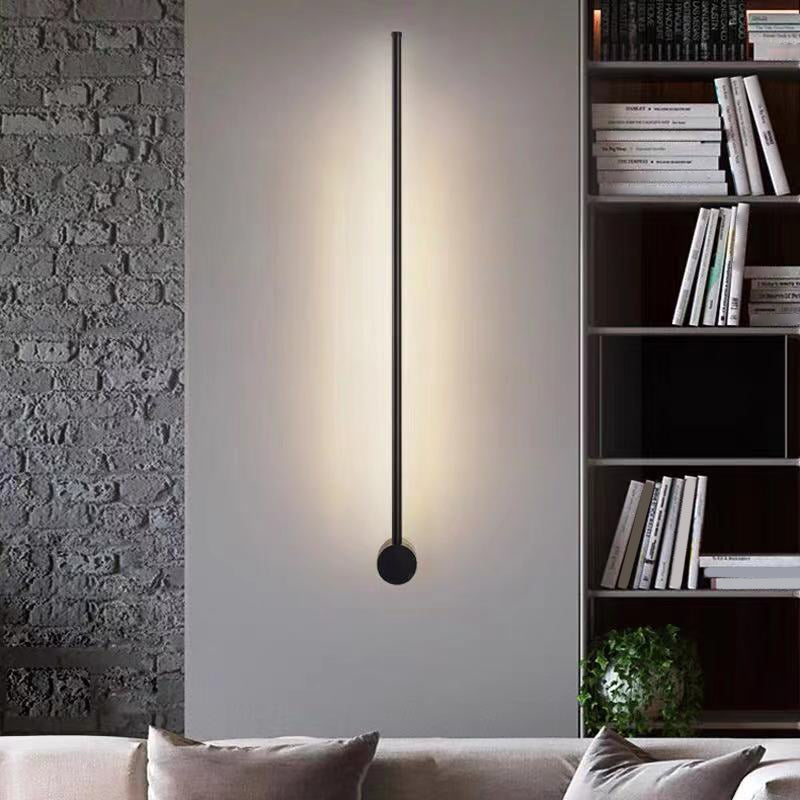 1 Light Linear Wall Light Modern Metal Wall Sconce for Bedroom