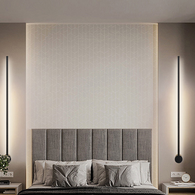 1 Light Linear Wall Light Modern Metal Wall Sconce for Bedroom