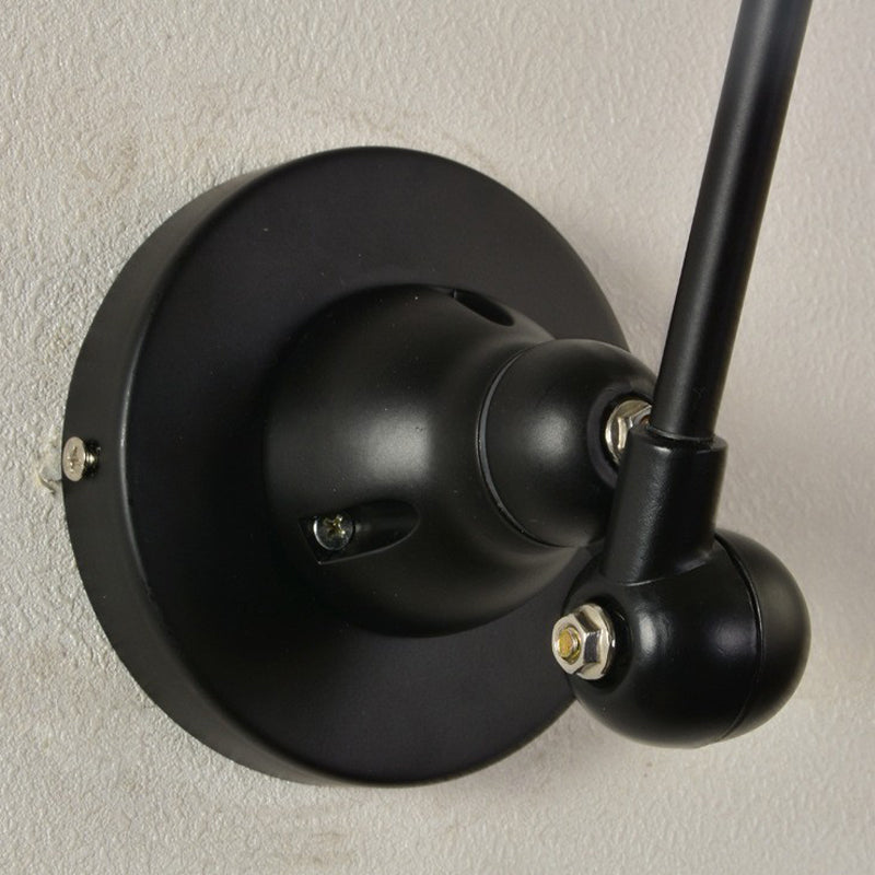 Modern Style Curved Arm Shape Wall Sconce Ceramic 1 Sconce Light in White/Black