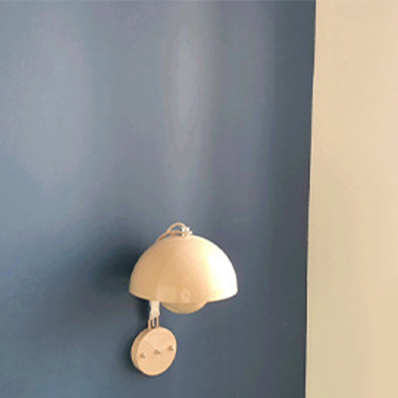 Modern Dome Wall Sconce Lighting Metal 1-Light Wall Sconces for Living Room