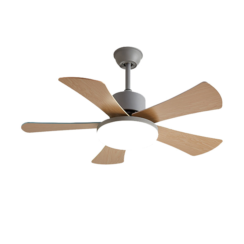 Colorful Ceiling Fan Light Fixture Modern LED Ceiling Flush Mount for Kids' Room