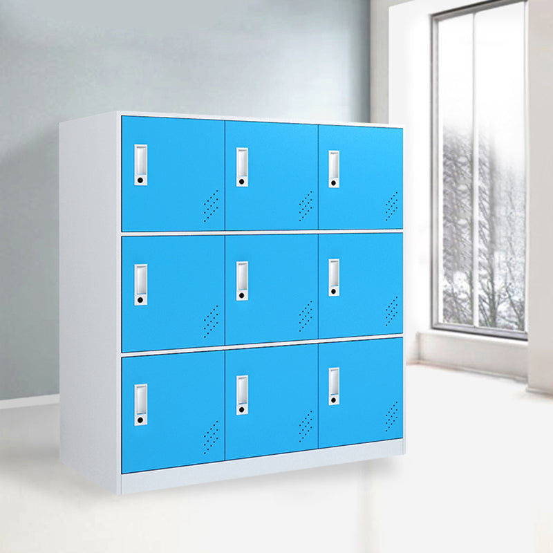 Non-Hanging Armoire Contemporary Steel Storage Cabinet for Home