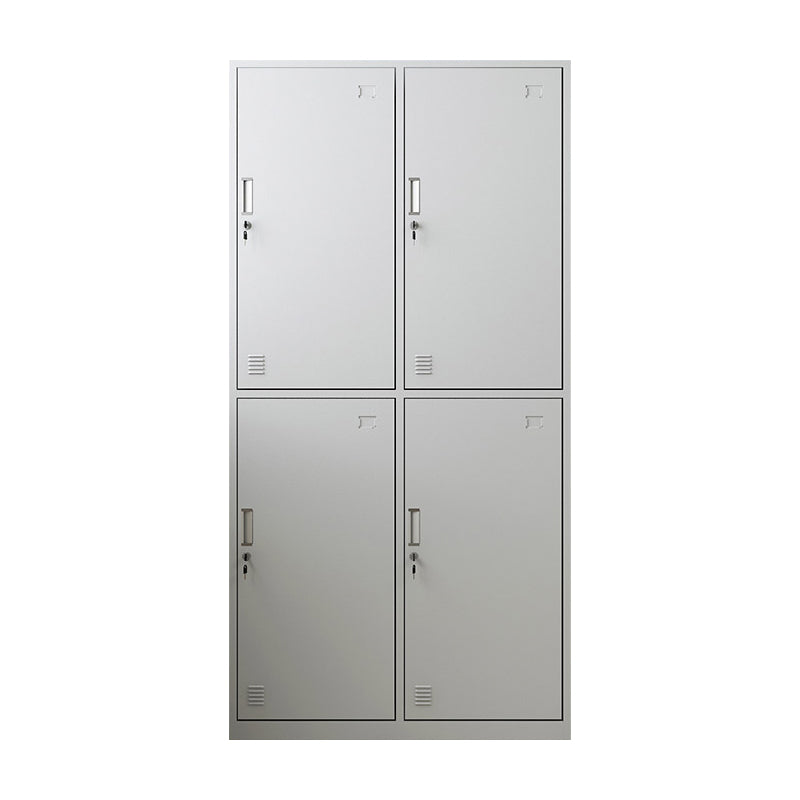 Steel Wardrobe Cabinet Contemporary Hinged Wardrobe Armoire for Home