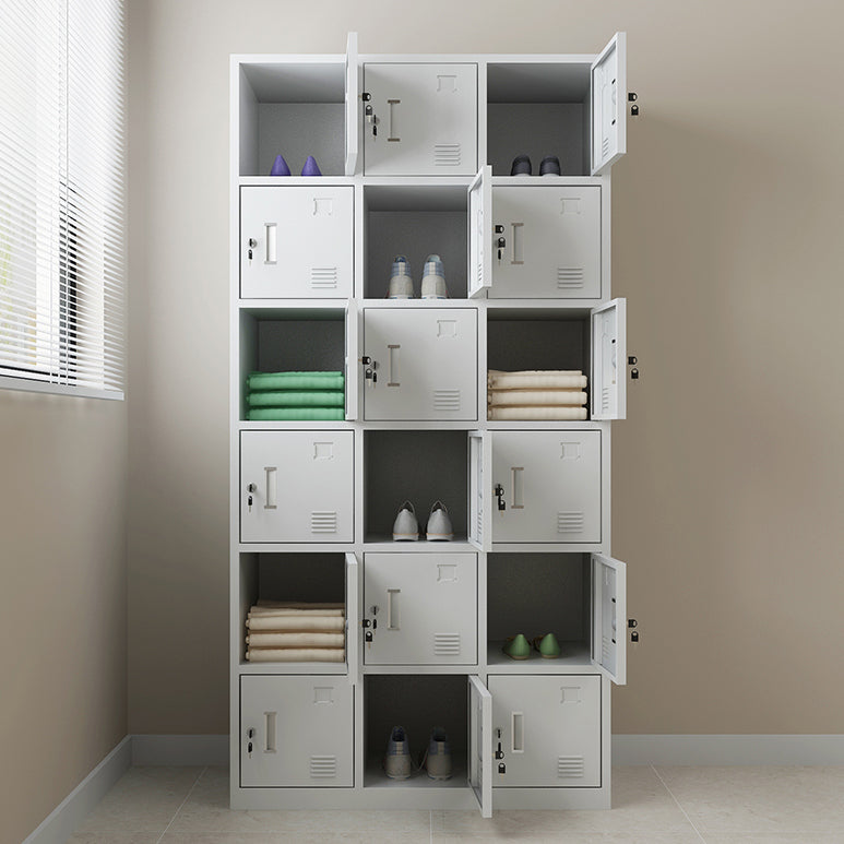 Steel Wardrobe Cabinet Contemporary Hinged Wardrobe Armoire for Home