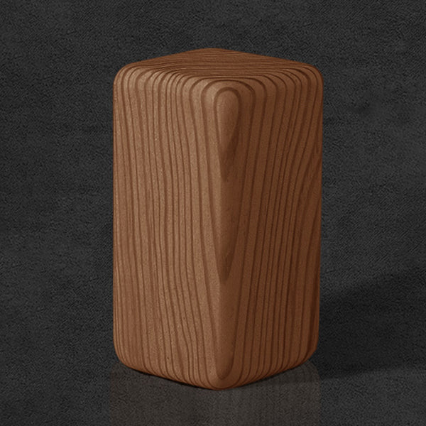 Brown Walnut Wood Storage Cabinet Traditional Cabinet with Drawer