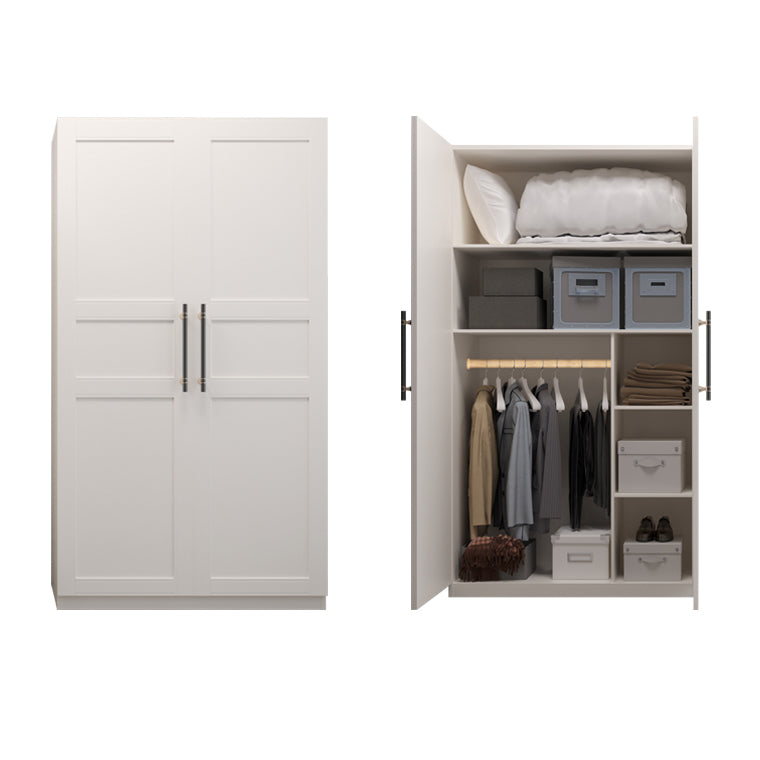 Modern Wardrobe Armoire Engineer Wood Armoire with Door for Bedroom