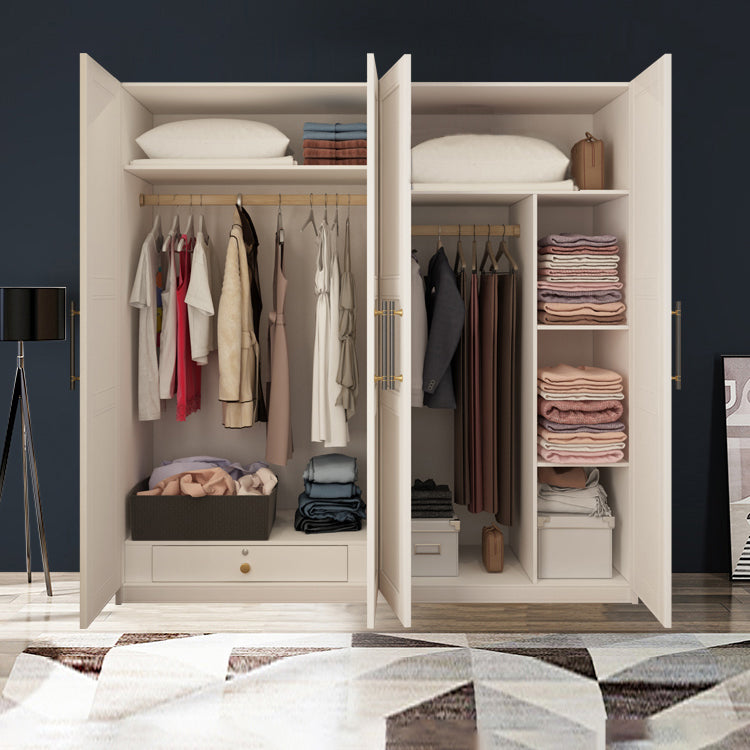Modern Wardrobe Armoire Engineer Wood Armoire with Door for Bedroom