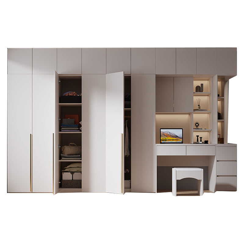 Modern Style Wardrobe Armoire Wood Armoire with Door for Bedroom
