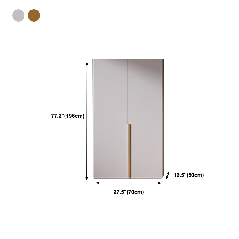 Modern Style Wardrobe Armoire Wood Armoire with Door for Bedroom