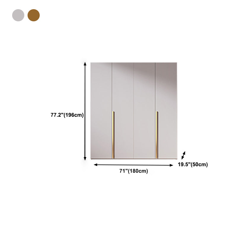 Modern Style Wardrobe Armoire Wood Armoire with Door for Bedroom