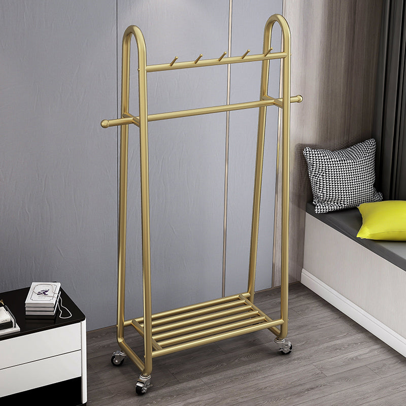 Industrial Style Coat Rack Metallic Free Standing Hooks Design Coat Rack