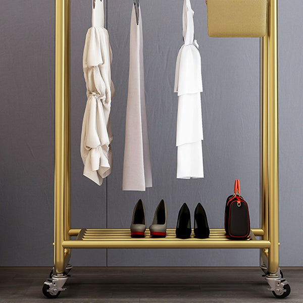 Industrial Style Coat Rack Metallic Free Standing Hooks Design Coat Rack