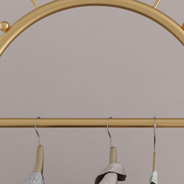 Contemporary Plain Coat Rack Coat Hooks Metal Coat Rack with Storage