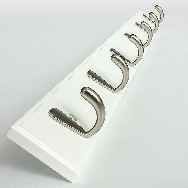 Modern Wood Coat Rack Wall-Mounted with Hooks Entry Hall Tree