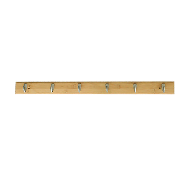 Modern Wood Coat Rack Wall-Mounted with Hooks Entry Hall Tree
