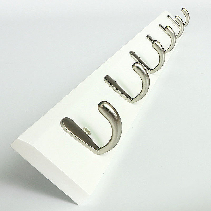 Modern Wood Coat Rack Wall-Mounted with Hooks Entry Hall Tree