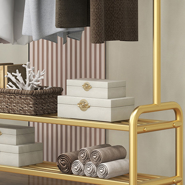 Industrial Style Coat Rack Metal Free Standing Hooks Design Coat Rack on Wheels