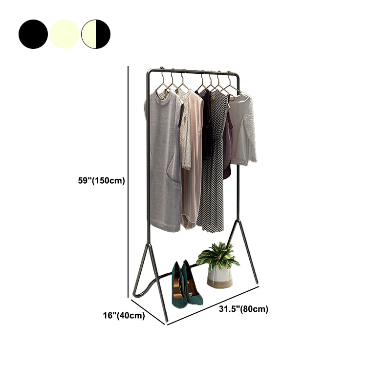Industrial Coat Hanger Free Standing Modern Solid Color Coat Rack