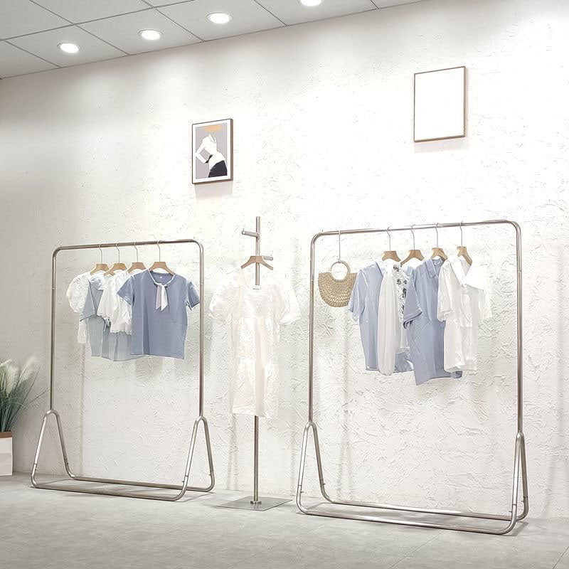 Industry Style Coat Rack Iron Free Stand Entryway Hall Coat Hanger