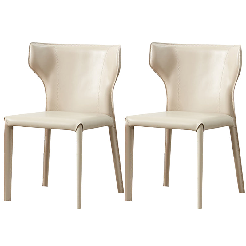 Contemporary Dining Side Chair Faux Leather Dining Chairs for Home
