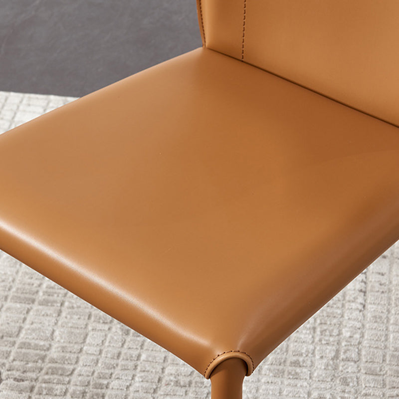 Contemporary Dining Side Chair Faux Leather Dining Chairs for Home