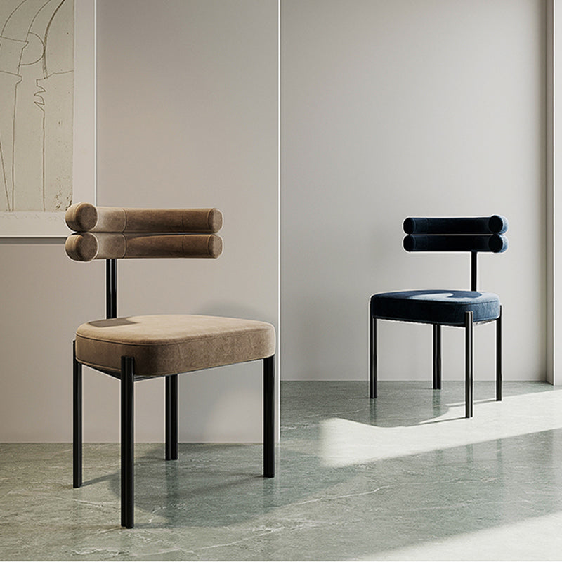 Contemporary Armless Dining Chairs Upholstered Dining Chairs