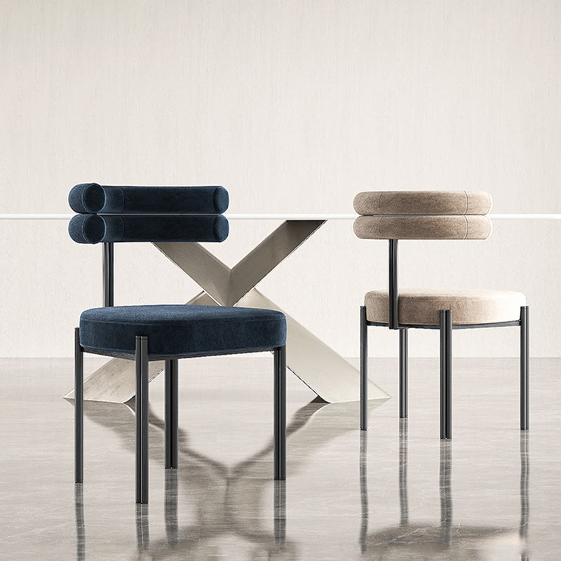 Contemporary Armless Dining Chairs Upholstered Dining Chairs