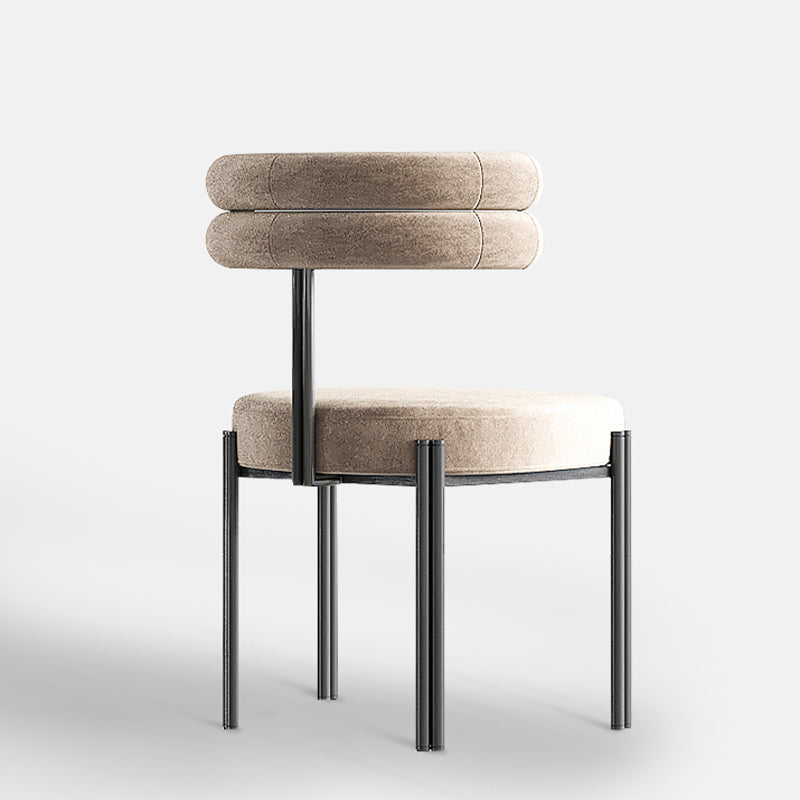 Contemporary Armless Dining Chairs Upholstered Dining Chairs