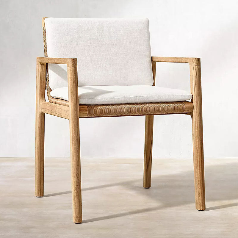 Bohemian Style Solid Wood Dining Table Set 1/5 Pieces Dining Table Set for Outdoor