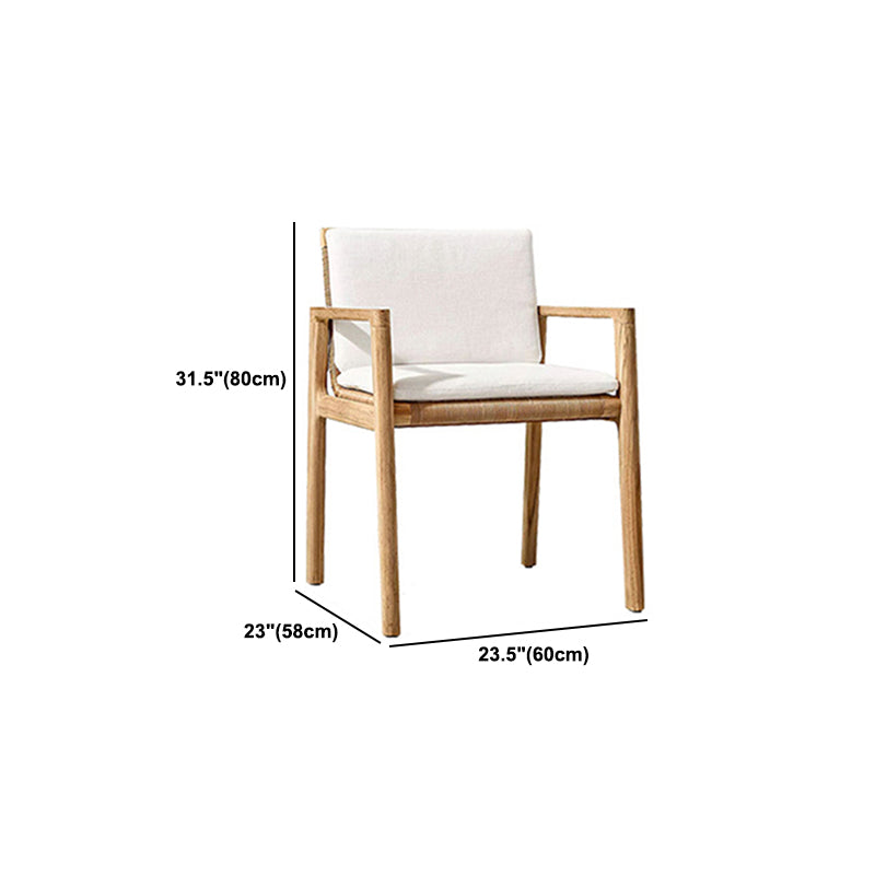 Bohemian Style Solid Wood Dining Table Set 1/5 Pieces Dining Table Set for Outdoor