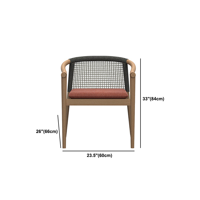 Bohemian Style Solid Wood Dining Table Set 1/6/7 Pieces Dining Table Set for Outdoor