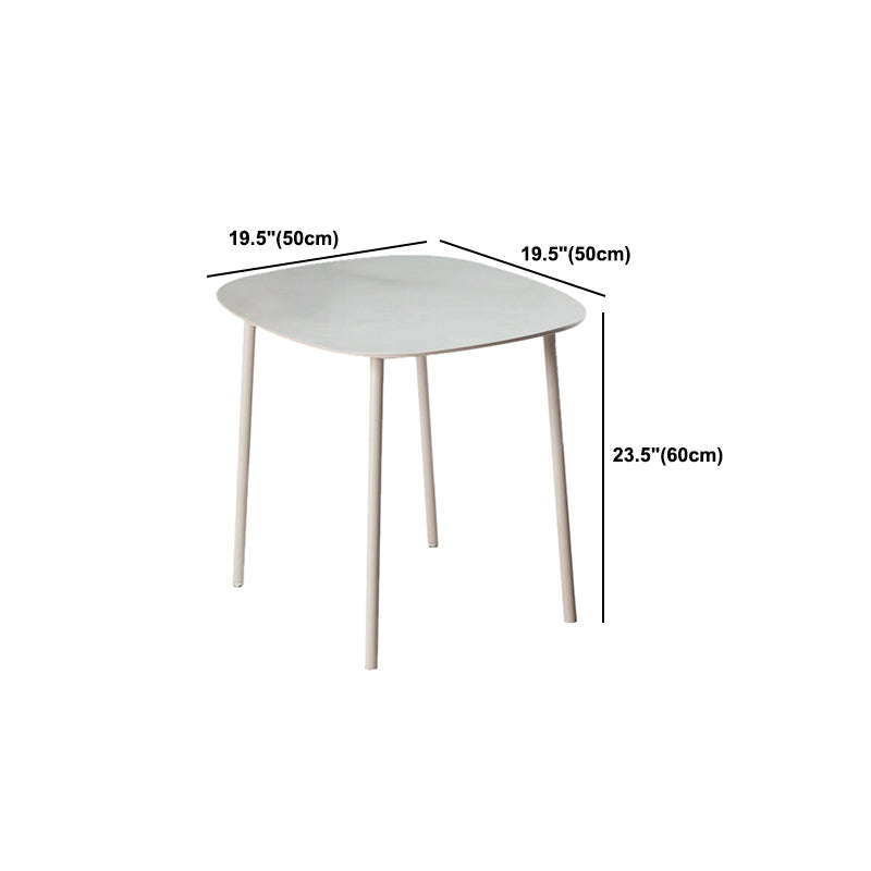 Modern Metal Base Dining Table Set 1/3/7 Pieces Dining Table Set for Outdoor