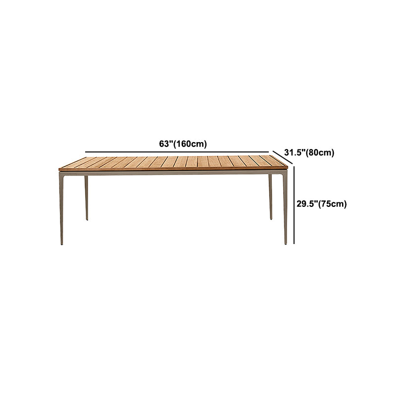 Modern Metal Base Dining Table Set 1/3/7 Pieces Dining Table Set for Outdoor