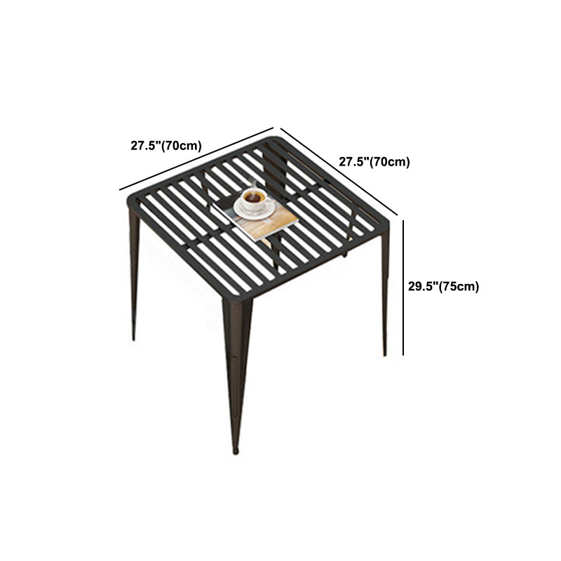Modern Metal Dining Set 1/5/7 Piece Rectangular Dining Table Set