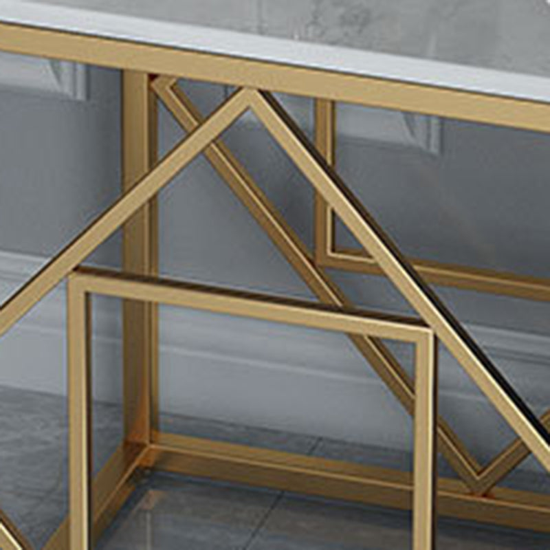 Modern Slate Corner Table Square Side End Table for Living Room