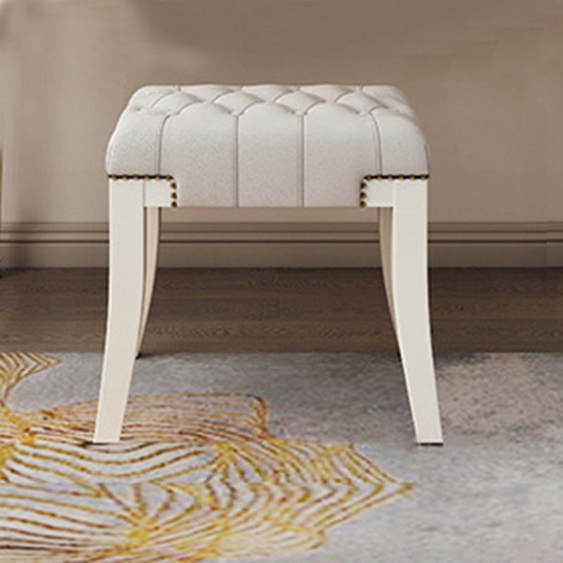 Black/White Vanity Wood Mirrored Makeup Dressing Table Stool Set